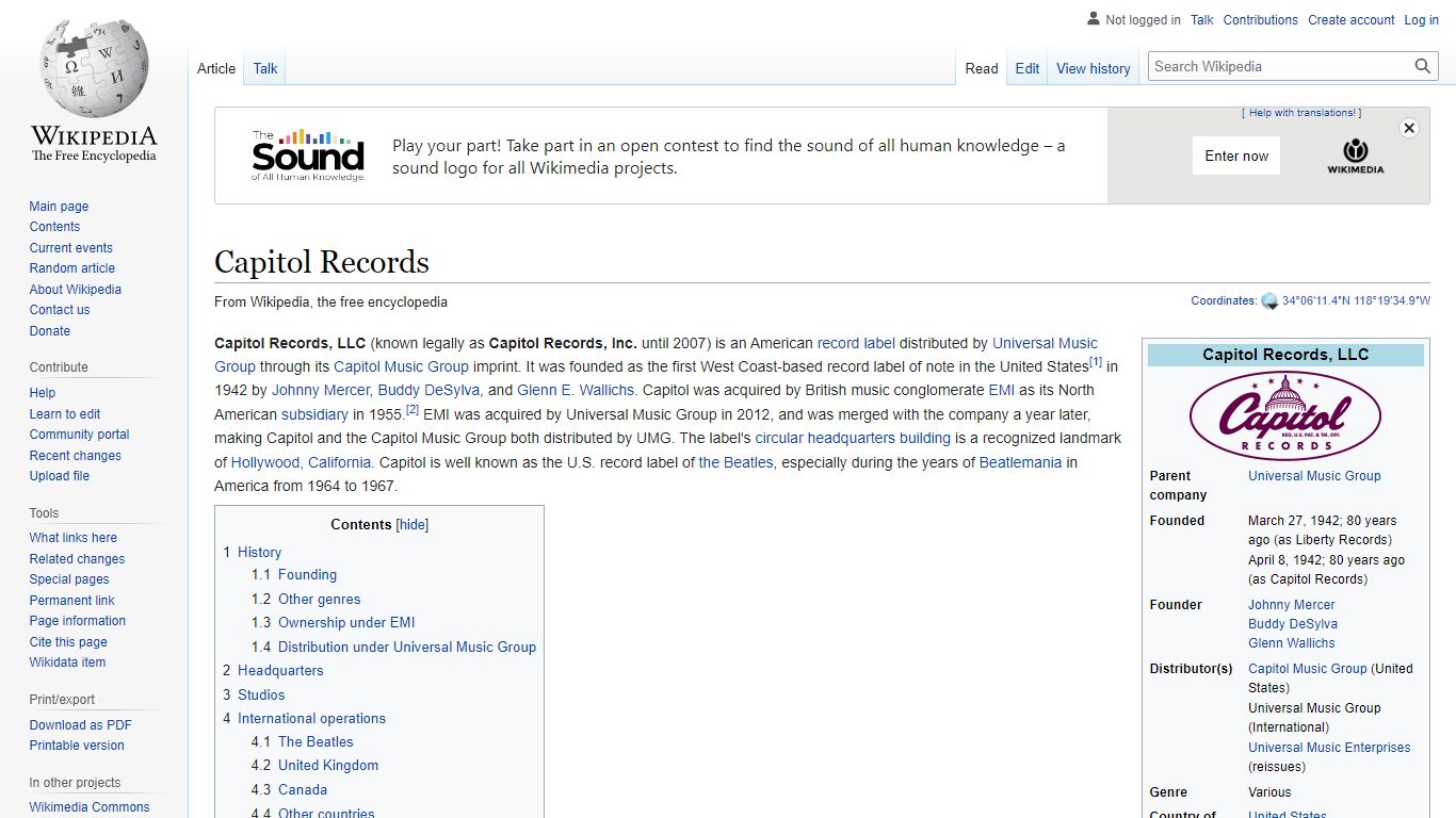 Capitol Records - Wikipedia
